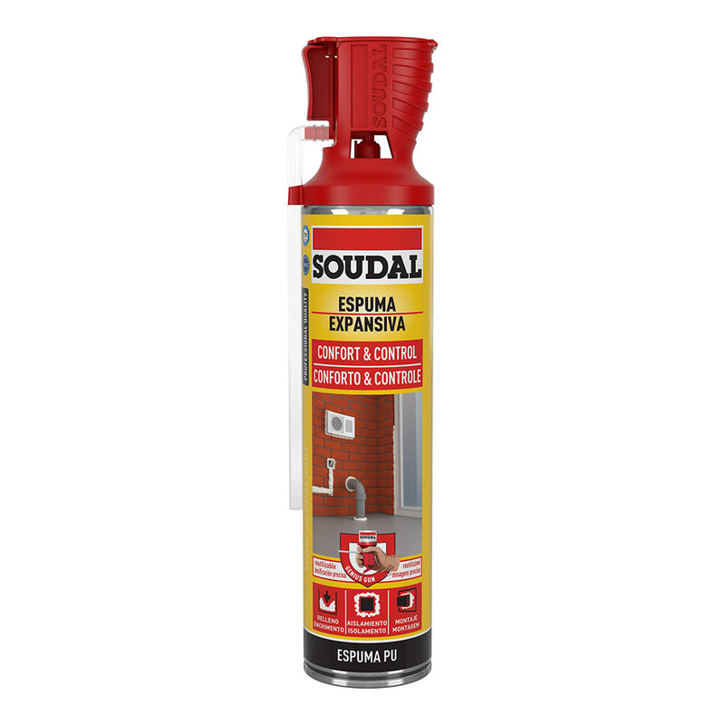 ESPUMA CONFORT AND CONTROL GENIUS 600ML 123921 SOUDAL