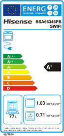 Hisense BSA66346PBGWIFI 77 l 3500 W A+ Preto
