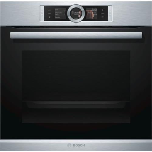 Bosch Serie 8 HBG6764S1 forno 71 l 3650 W A+ Preto, Aço inoxidáve