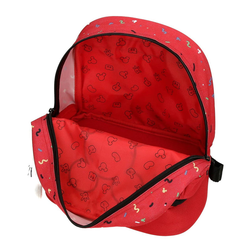 MOCHILA C/ LANCHEIRA DISNEY IT´S A MICKEY THING 28CM