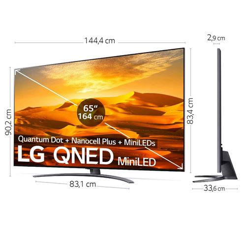 TELEVISOR LG QNED MINI LED 65QNED916QE 65" ULTRA HD 4K SMART TV W