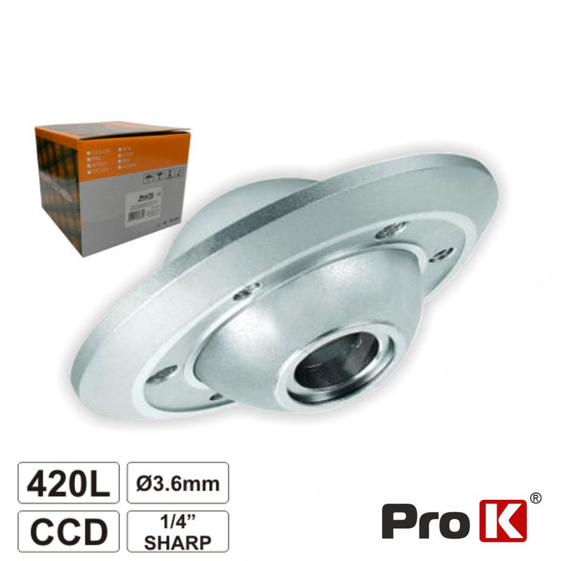 CMARA VIGILNCIA CCD CORES 420L 14" SHARP OCULOPORTA PROK