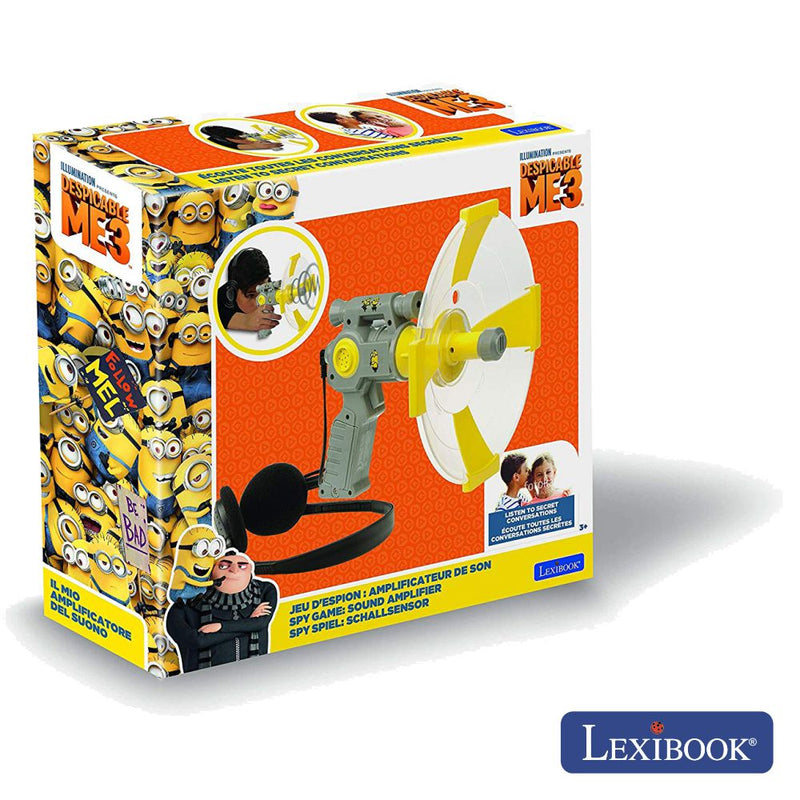 PISTOLA DE ESPIONAGEM P CAPTURAR SONS MINIONS LEXIBOOK