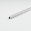 TUBO QUADRADO DE ALUMÍNIO ANODIZADO 1000 X 20 X 20 MM