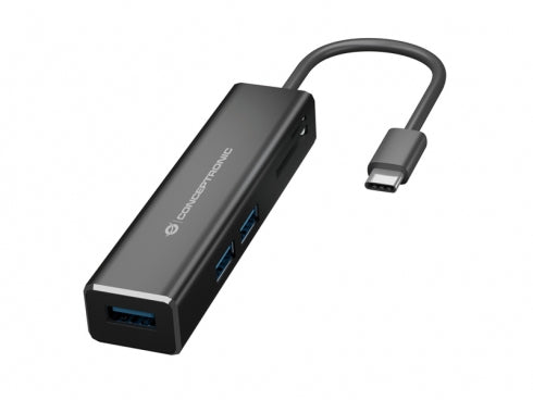 Conceptronic DONN08B hub de interface USB 3.2 Gen 1 (3.1 Gen 1) T