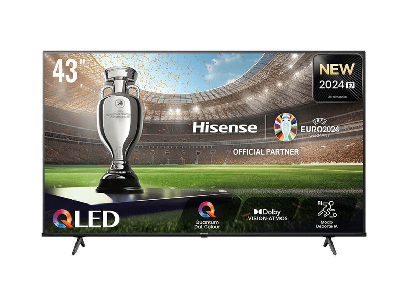 Hisense 43E7NQ TV 109,2 cm (43") 4K Ultra HD Smart TV Wi-Fi Pret
