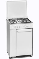FOGÃO COM FORNO MEIRELES 5302DVTEW 54CM 3 BOCAS GÁS BUTANO