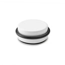 BATENTE ADESIVO PARA PORTA PLÁSTICO-METAL DECORADO BRANCO Ø4,6X1,