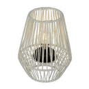 LANTERNA SOLAR BRANCA, Ø22 X 25 CM