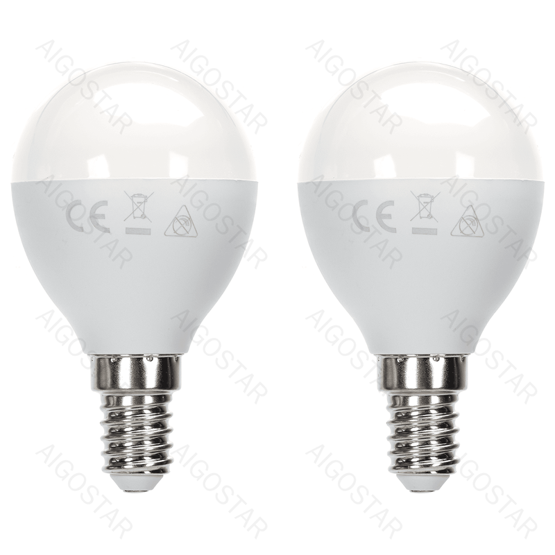 LÂMPADA DE LED G45 12W 4000K 1170LM E14 2PCS