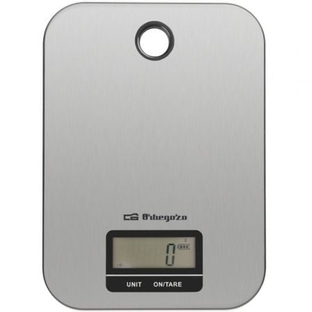 BÁSCULA DE COCINA ELECTRÓNICA ORBEGOZO PC 1019 HASTA 5KG PLATA