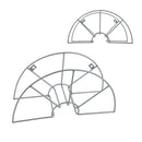 SUPORTE PARA MANGUEIRA METAL PLASTIFICADO 43X15X23CM EDM