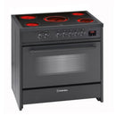 FOGÃO COM FORNO MEIRELES MONZA  E 912 BL 5 ZONAS VITROCERÂMICA
