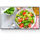 SONY BRAVIA MONITOR PROFISSIONAL 75" UHD 4K 550CD 247 FW-75BZ35L