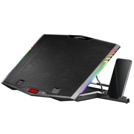 BASE MARS GAMING MNBC5 ARGB NOTEBOOK COOLER & STAND, 6X FAN, PHON