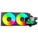 MARS GAMING WATERCOOLING ML-VISION240 AIO 500W TDP ALUM ARGB 360º