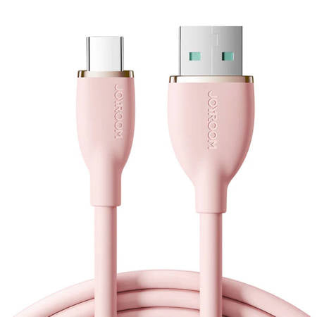 CABO COLORIDO 3A USB PARA USB C ROSA