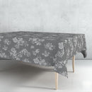TOALHA DE MESA BORRACHA BORDADA CORES SORTIDAS 140X220CM