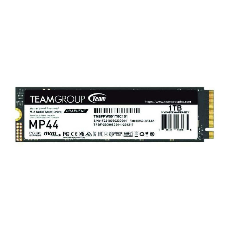 SSD M.2 PCIE 4.0 NVME TEAM GROUP 1TB MP44-7400R6500W-650650K IOPS