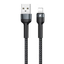 KABEL USB LIGHTNING REMAX JANY ALLOY, 1 M, 2,4 A PRETO
