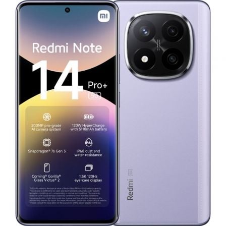 SMARTPHONE XIAOMI REDMI NOTE 14 PRO+ 8GB 256GB 6.67" 5G PÚRPURA