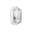 PAREDE OVAL BRANCO 1XE27 40W 11,4X20,2X10CM MODELO TARRAGONA. IP5