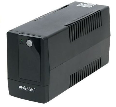 UPS PHASAK BASIC INTERACTIVE 600 VA 600VA-360W 2 SALIDAS FORMATO