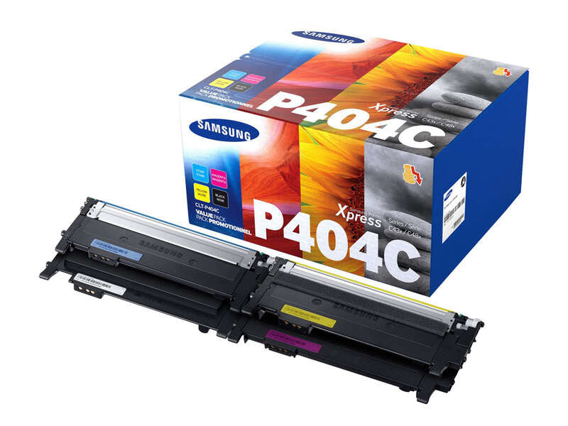 CLT-P404C 4-PK CYMK TONER CARTRIDGE