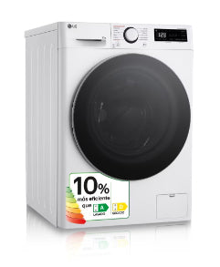 MÁQUINA DE LAVAR E SECAR ROUPA LG F4DR6009A1W 9K+6S 1400R