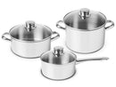 SILAMPOS - CONJ. 3 PEÇAS LOW COST ESSENTIAL GLASS 63C122WG0520