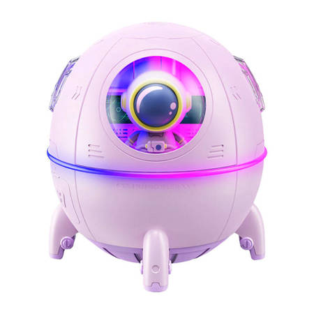 HUMIDIFICADOR DE AR REMAX SPACECRAFT ROSA