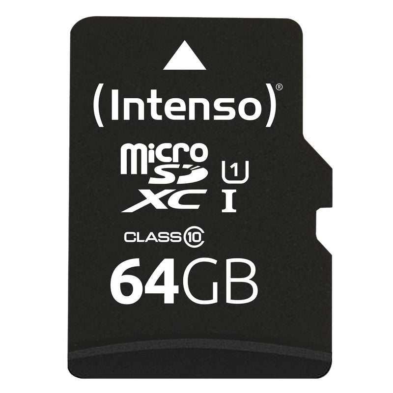 TARJETA MICRO SD INTENSO 64 GB CON ADAPTADOR