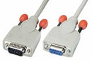Lindy 0,5m RS232 Cable cabo de sinal Cinzento