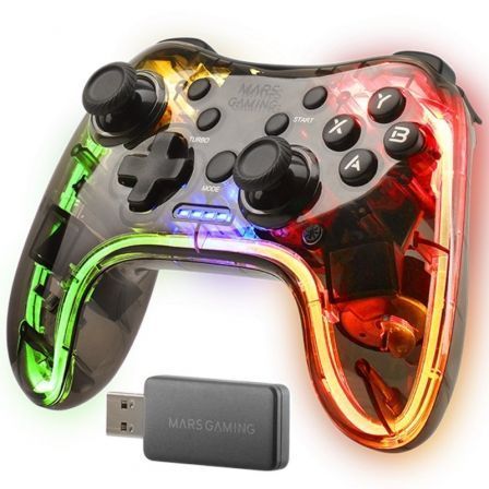 Mars Gaming MGP-24 Preto, Transparente RF Gamepad Android, MAC, P