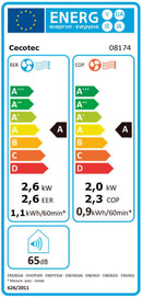 CECOTEC - AR CONDICIONADO PORTÁTIL FORCE CLIMA 9400