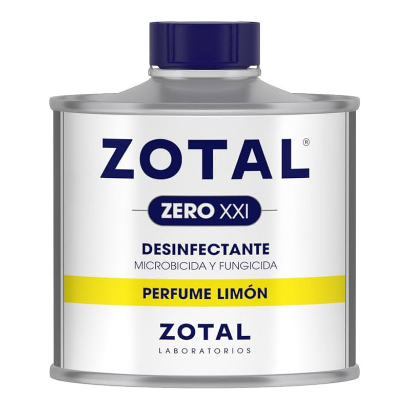 DESINFETANTE ZOTAL ZERO 250ML FRAGÂNCIA LIMÃO