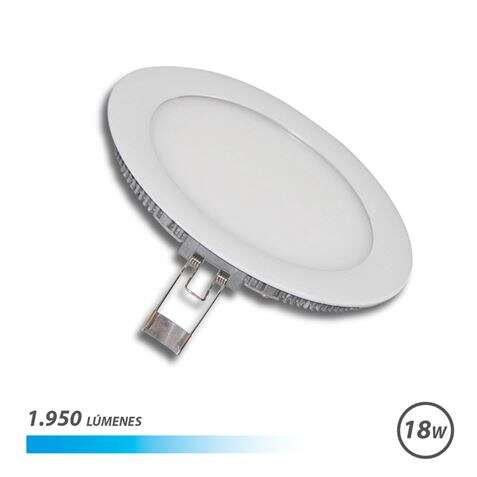 ELBAT DOWNLIGHT EMPOTRAR ULTRAPLANO LED - LUZ FRIA 18W 1950LM - D