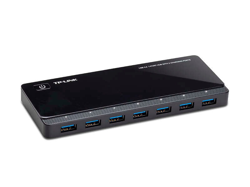 ADAP TP-LINK 7PORTAS USB3.0 HUB C/2 POWER CHARGE, DESKTOP 12V/4A