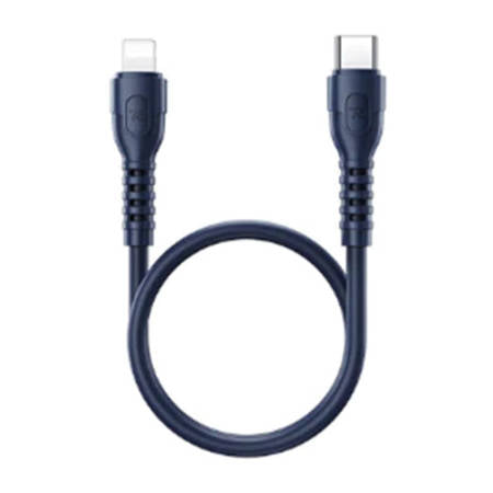 CABO USB-C-LIGHTNING REMAX LEDY, RC-C022, 30 CM, 20 W AZUL