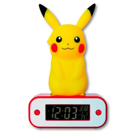 TEKNOFUN - DESPERTADOR ALARME COM LUZ PIKACHU 811359