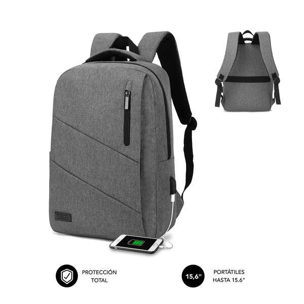 MOCHILA SUBBLIM CITY BACKPACK PARA PORTÁTEIS ATÉ 15.6" COM PORTA