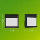 APLIQUE LED SOLAR DIARA, PRETO, 3,8 W, 400/10 LM, 2700 K