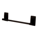 BARRA DE TOALHA, PRETO MATE, 299 X 77 X 47 MM, 1 UNID. + 4 TIRAS,