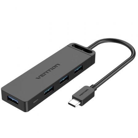 HUB USB TIPO-C VENTION TGKBD 4XUSB 1XMICROUSB PD 50CM