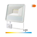PROJETOR LED 50W 4000LM 6400K LUZ FRIA COM SENSOR DE PRESENÇA 23,