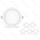 E6 LED  MONTAGEM EM SUPERFICIE QUADRADO 20W AMARELO (6 PCS)