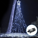 LUZ DE CORDAS DE BAIXA TENSÃO DE BAIXA TENSÃO, BRANCO FRIO, 5M+2M