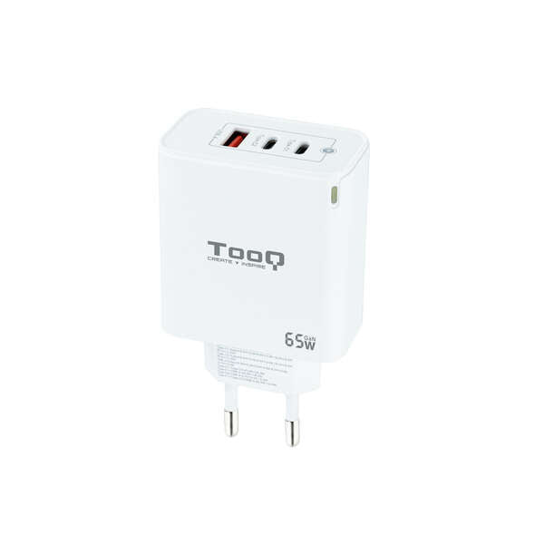 TooQ TQWC-GANQC2PD65WT carregador de dispositivos móveis Branco I