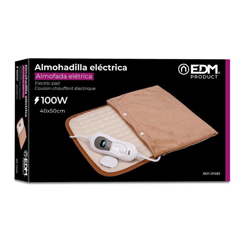 ALMOFADA DE POTÊNCIA REVERSÍVEL100W COM BOLSA 40X50CM EDM