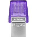 PEN DRIVE KINGSTON 256GB DATATRAVELER MICRODUO 3C USB 3.2  DUAL-T